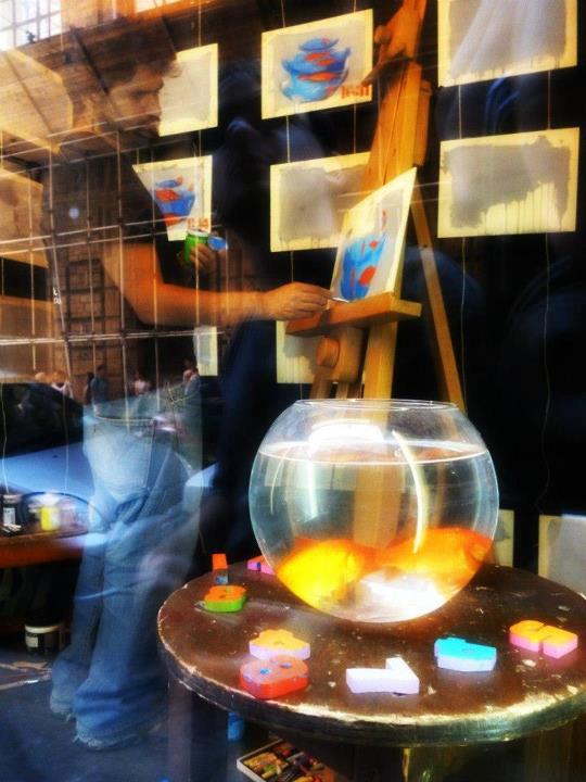 Antonio Conte The Truman Show, La vita segreta di due pesciolini napoletani, performance presso G. Ramaglia