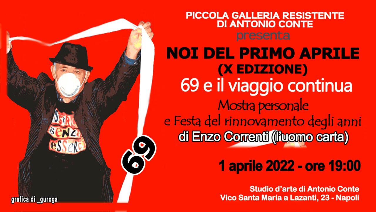Enzo Correnti Uomo Carta Noi del 1 aprile